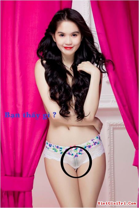 Ảnh Ngọc Trinh Bikini khoả thân lòi bím